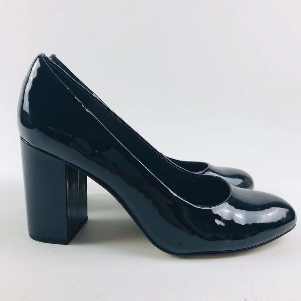 Bella Vita 11 Nara patent black pumps heels round